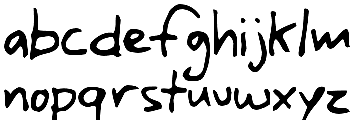 Yank Font LOWERCASE