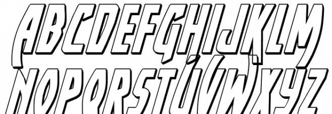 Yankee Clipper 3D Italic