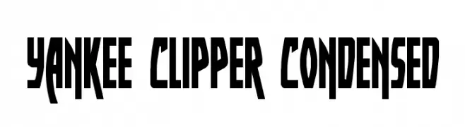 Yankee Clipper Condensed  Frei Schriftart Herunterladen