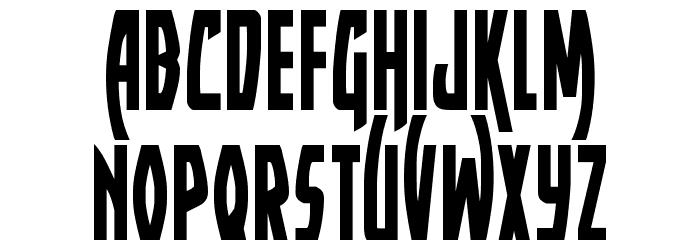 Yankee Clipper Condensed Font LOWERCASE