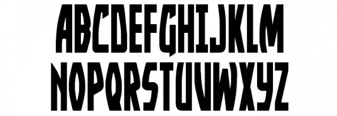 Yankee Clipper Condensed Schriftart Groß
