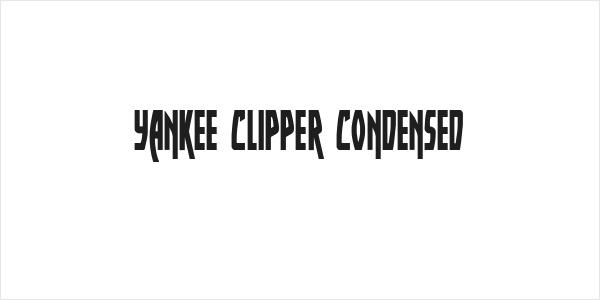 Yankee Clipper Condensed Logo