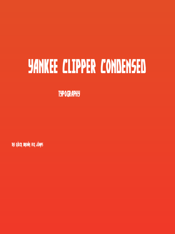 Yankee Clipper Condensed Poster