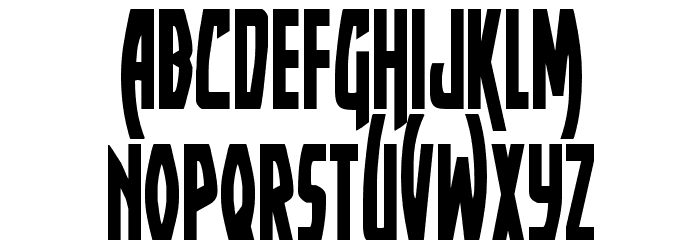 Yankee Clipper Condensed Font LOWERCASE