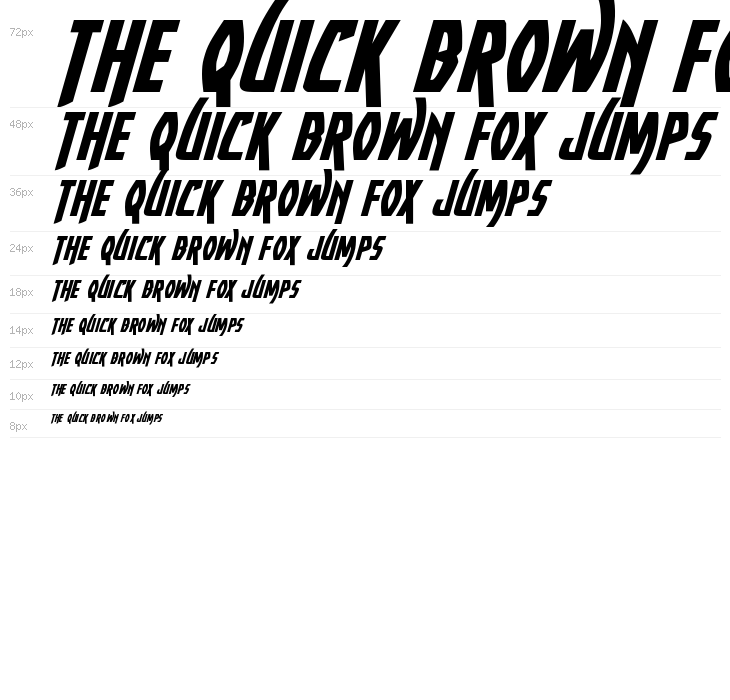 Yankee Clipper Expanded Italic Waterfall