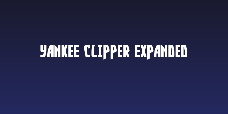 Yankee Clipper Expanded Social Header