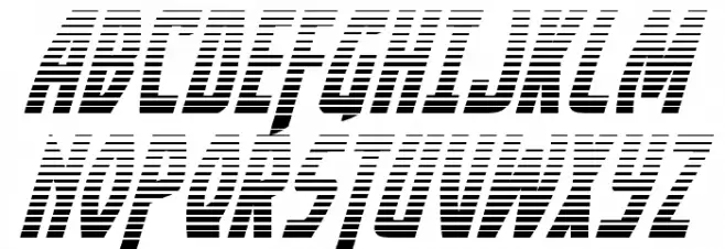 Yankee Clipper Gradient Italic Schriftart Groß