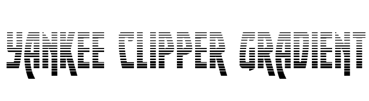 Yankee Clipper Gradient  免费字体下载