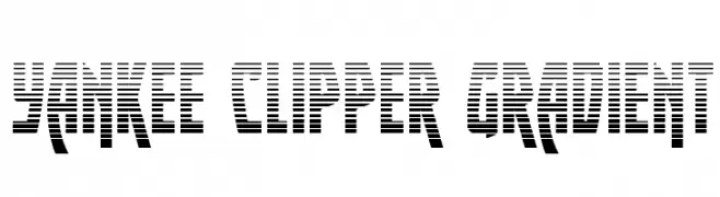 Yankee Clipper Gradient  Frei Schriftart Herunterladen