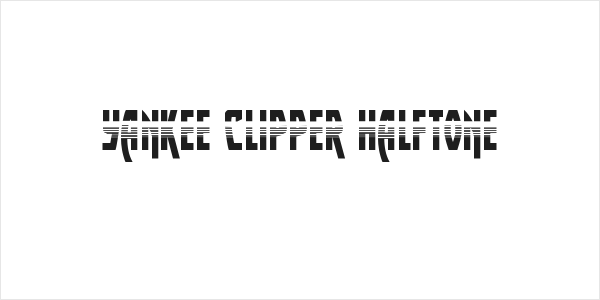 Yankee Clipper Halftone Logo