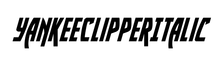 Yankee Clipper Italic  Descarca Fonturi Gratis