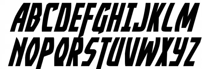 Yankee Clipper Italic Fonte MAIÚSCULAS