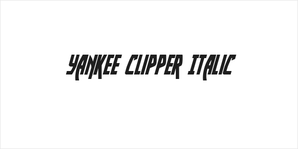 Yankee Clipper Italic Logo