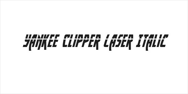 Yankee Clipper Laser Italic Logo