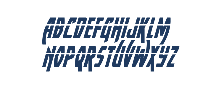 Yankee Clipper Laser Italic Lowercase
