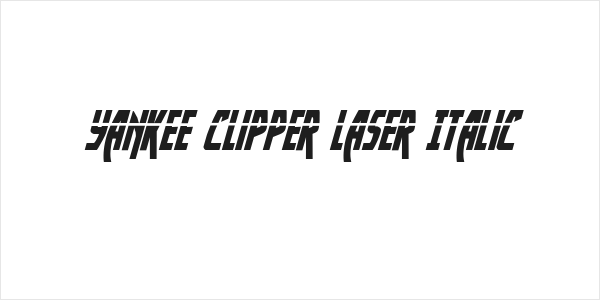 Yankee Clipper Laser Italic Logo
