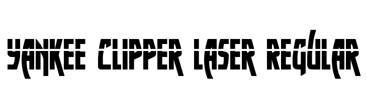 Yankee Clipper Laser Regular  Скачать бесплатные шрифты