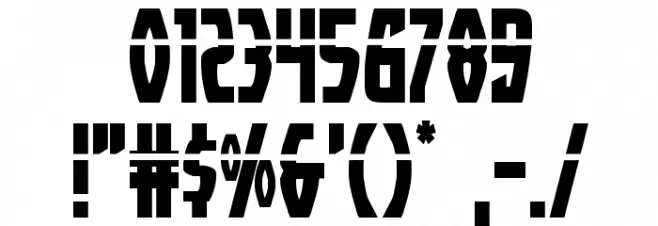 Yankee Clipper Laser Regular Font OTHER CHARS