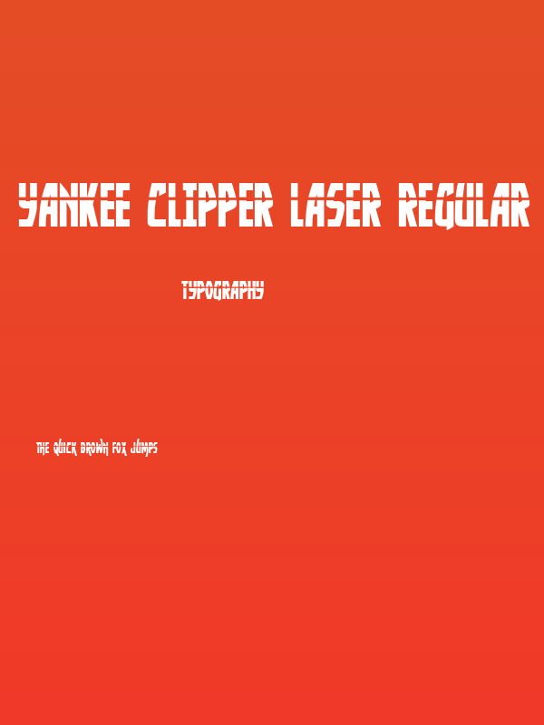 Yankee Clipper Laser Regular Poster