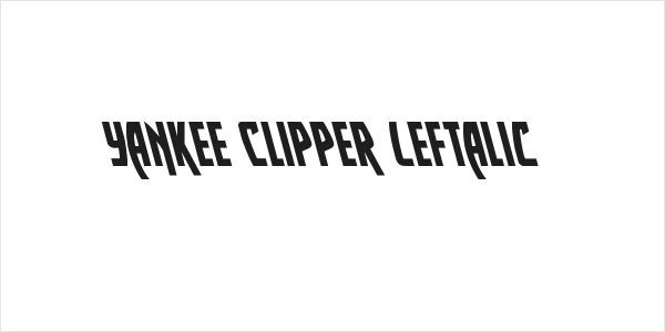 Yankee Clipper Leftalic Logo