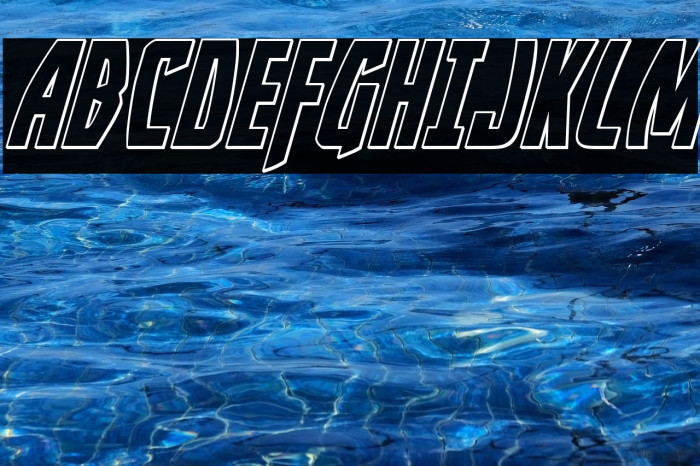 Yankee Clipper Outline Italic Example 1