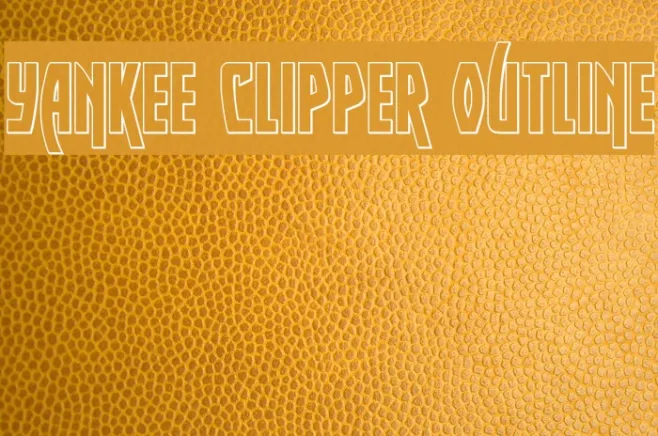 Yankee Clipper Outline Example 2