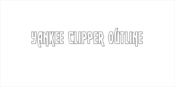 Yankee Clipper Outline Logo
