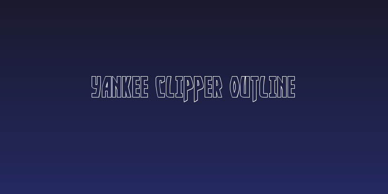 Yankee Clipper Outline Social Header