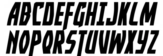 Yankee Clipper Semi-Italic Шрифта ВЕРХНИЙ