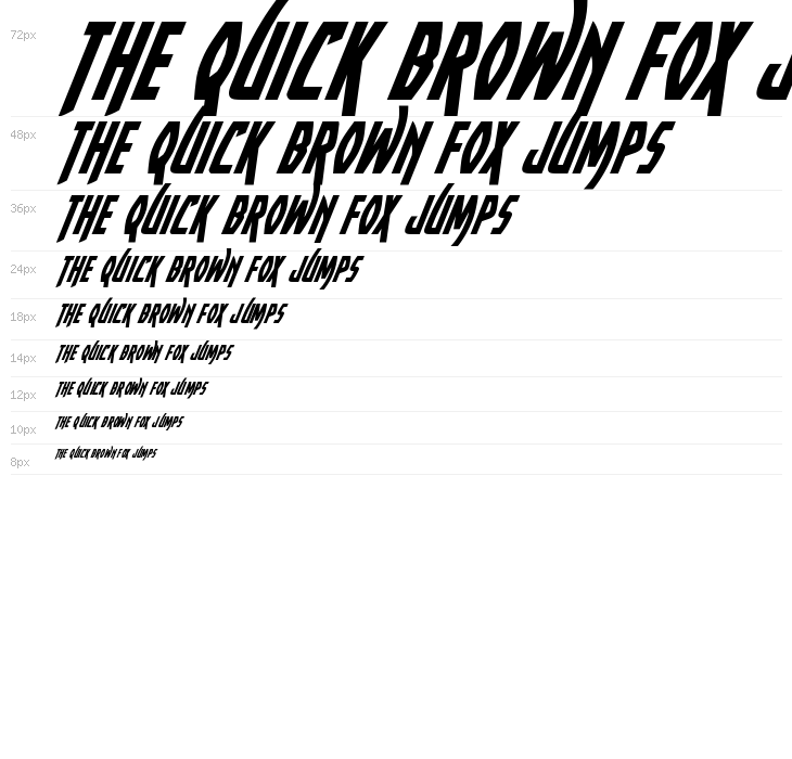 Yankee Clipper Super-Italic Waterfall