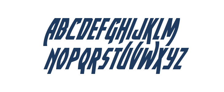 Yankee Clipper Super-Italic Lowercase