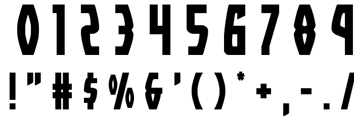 Yankee Clipper Title Font OTHER CHARS