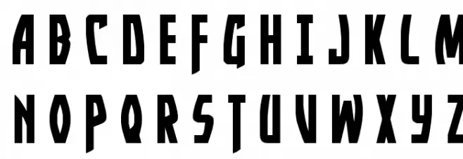 Yankee Clipper Title Schriftart Groß
