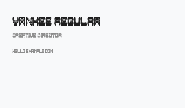 Yankee Regular Business Card