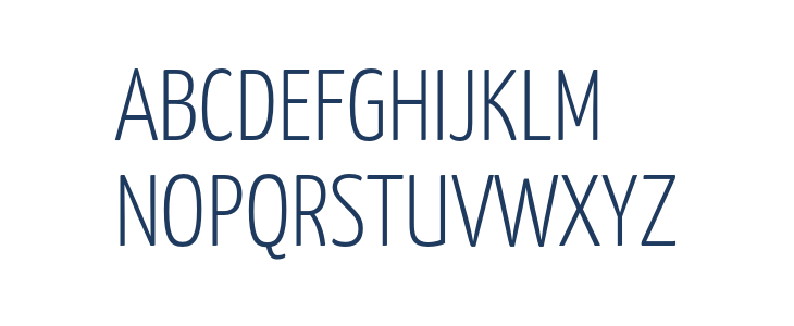 Yanone Kaffeesatz Light2 Uppercase