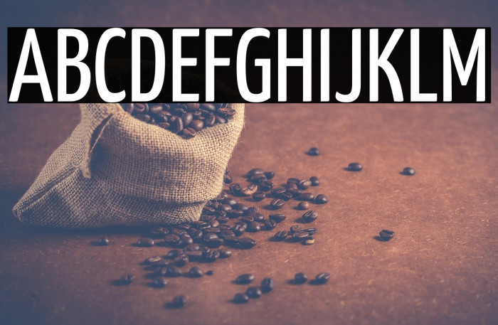 Yanone Kaffeesatz Regular Example 3