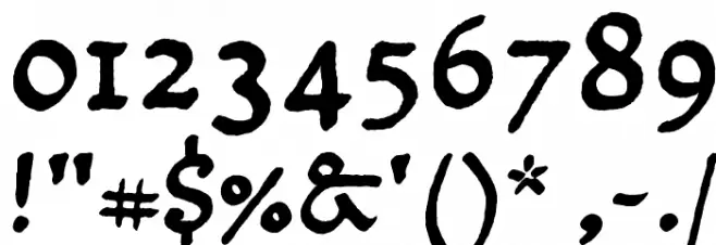 Yanone Tagesschrift Font OTHER CHARS