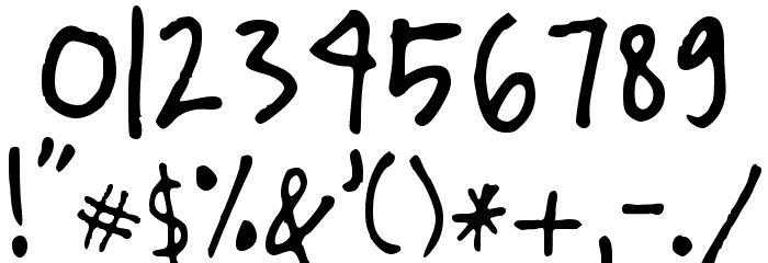 Yantiq Font OTHER CHARS