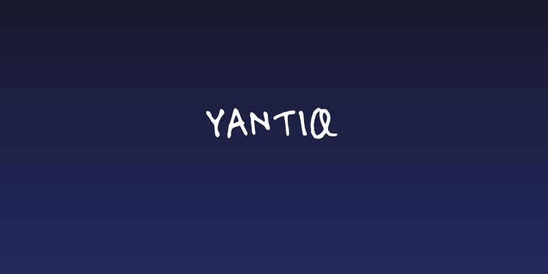 Yantiq Social Header