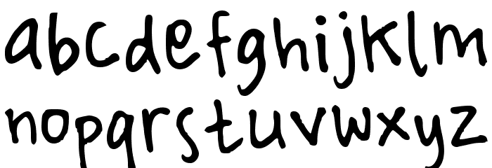 Yantiq Font LOWERCASE