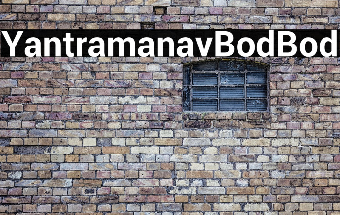 Yantramanav Bold Bold Example 1