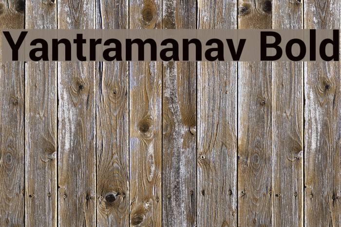 Yantramanav Bold Font examples