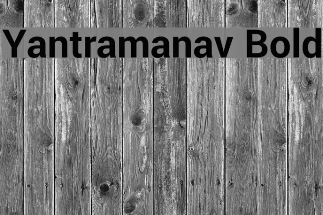 Yantramanav Bold Font examples