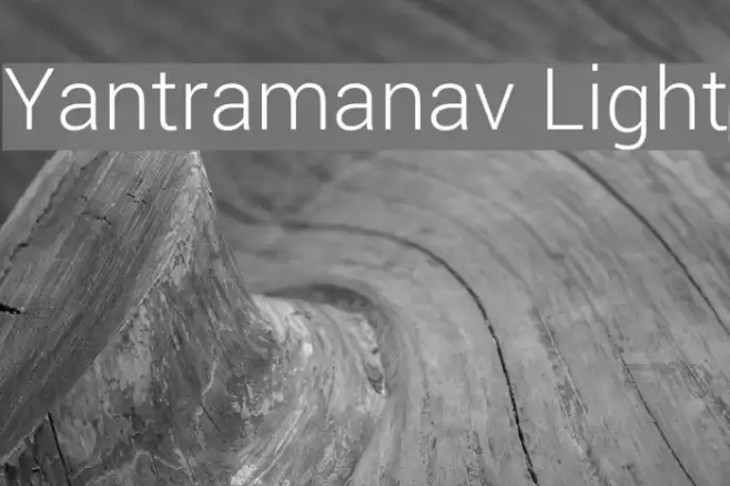 Yantramanav Light Fonte examples