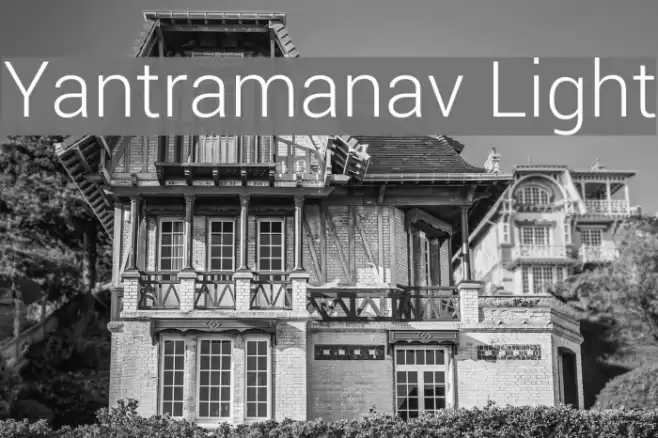 Yantramanav Light Fonte examples
