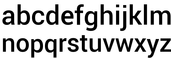 Yantramanav Medium Font LOWERCASE