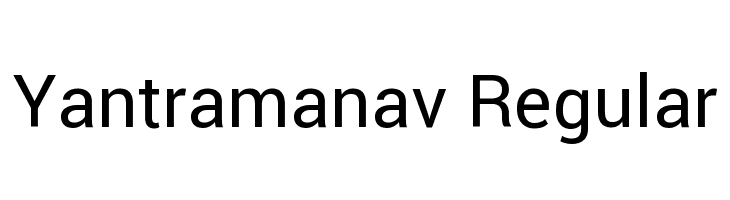 Yantramanav Regular  Fuentes Gratis Descargar