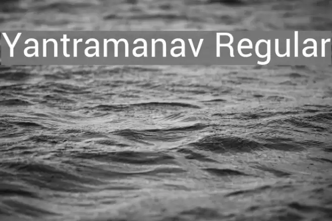 Yantramanav Regular Font examples
