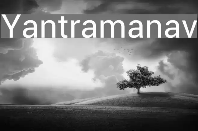 Yantramanav Font examples