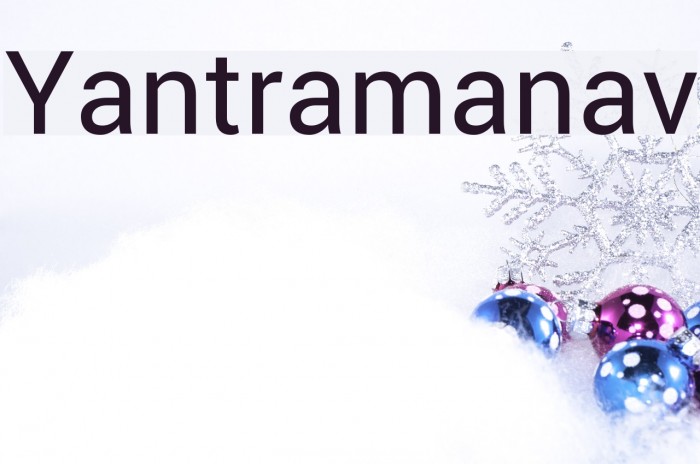 Yantramanav Font examples